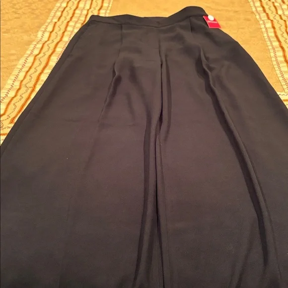 NWT SPANX crepe pants, high rise, pull on, wide leg, pleats, 20542T, XLTall - Picture 8 of 11